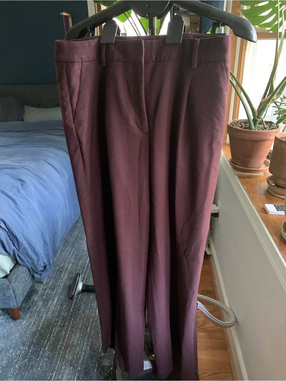 Talbots Women's Burgundy Tailored Trousers